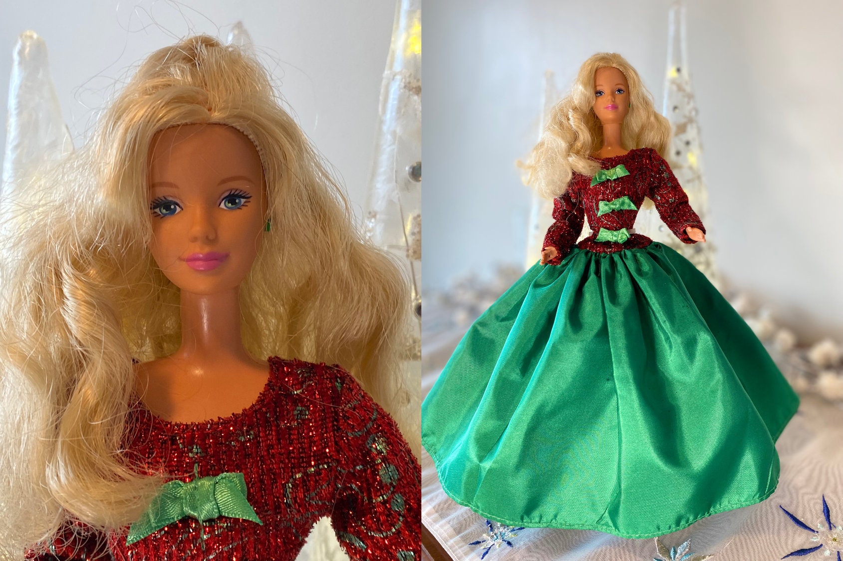 emerald holiday dress Susanne Lively Girls Emerald Green Christmas Dress