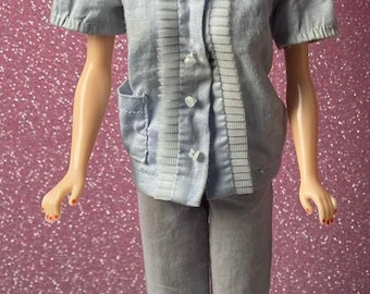 Two-Piece Pajama Pak: 1962-63 Barbie Vintage Fashion