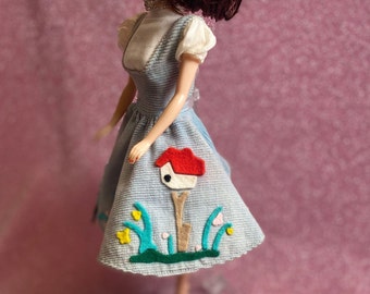 1963 Original Barbie Clothing Friday Night Date #979 Powder Blue