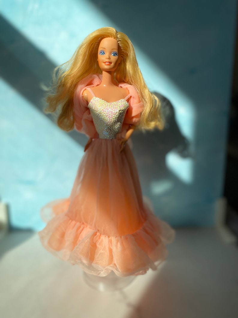 Peaches and Cream Barbie 1984 Superstar Barbie Etsy