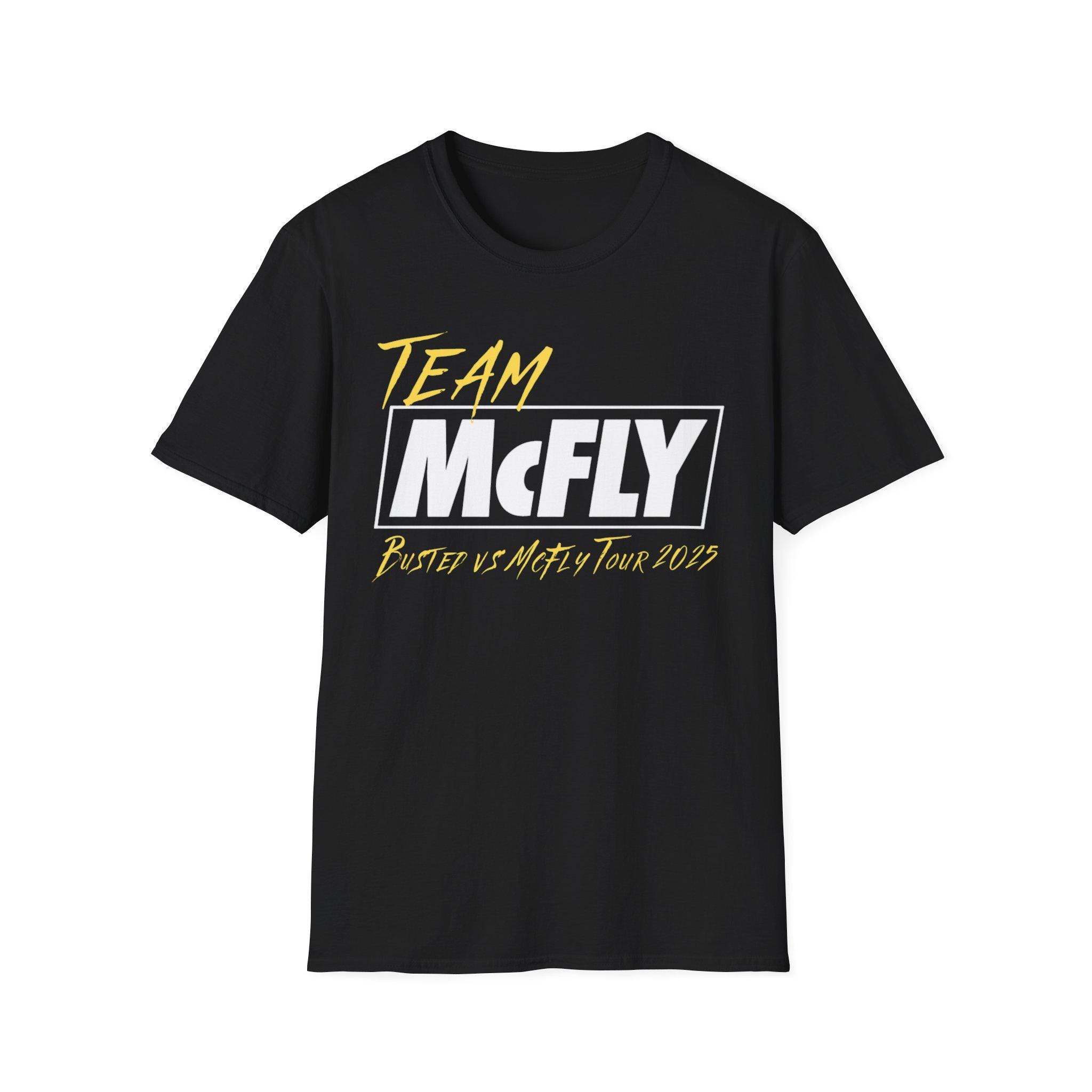 Team Mcfly - Unisex Softstyle T-shirt - Busted Vs Mcfly Tour 2025 - Etsy