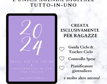 pianificatore digitale in inglese 2024 planner giornaliero agenda digitale viola per ipad planner agenda digitale 2024