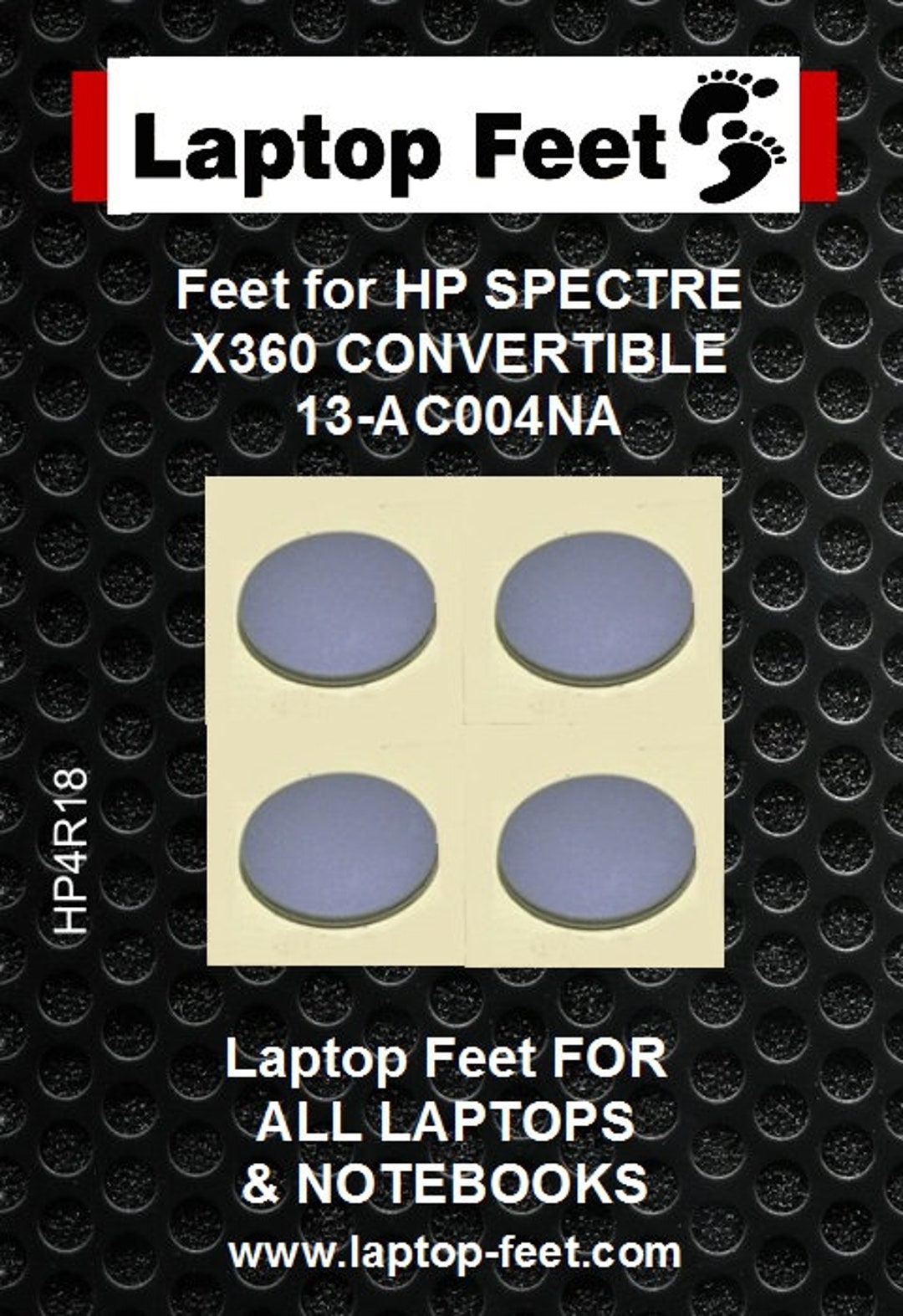 Laptop Rubber Feet for HP Spectre X360 13AC002NA Compatible Etsy