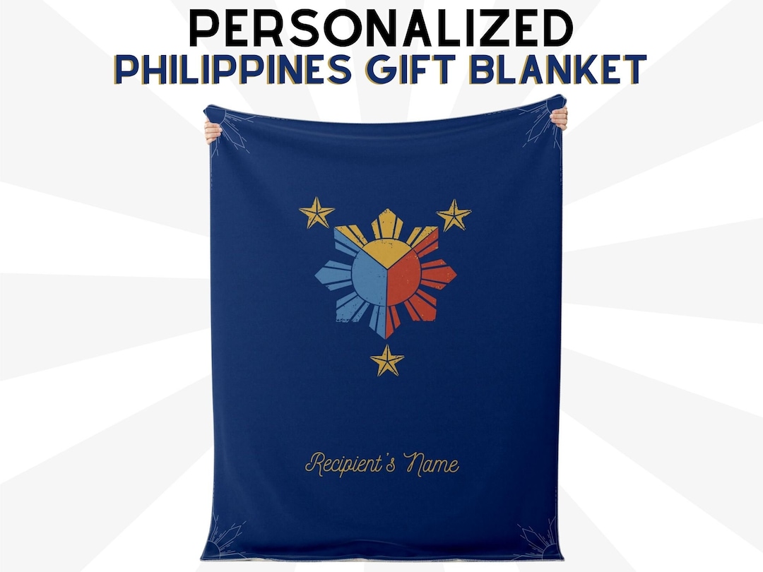 Philippines Gift Blanket, Gift for Filipino, Gift for Filipina
