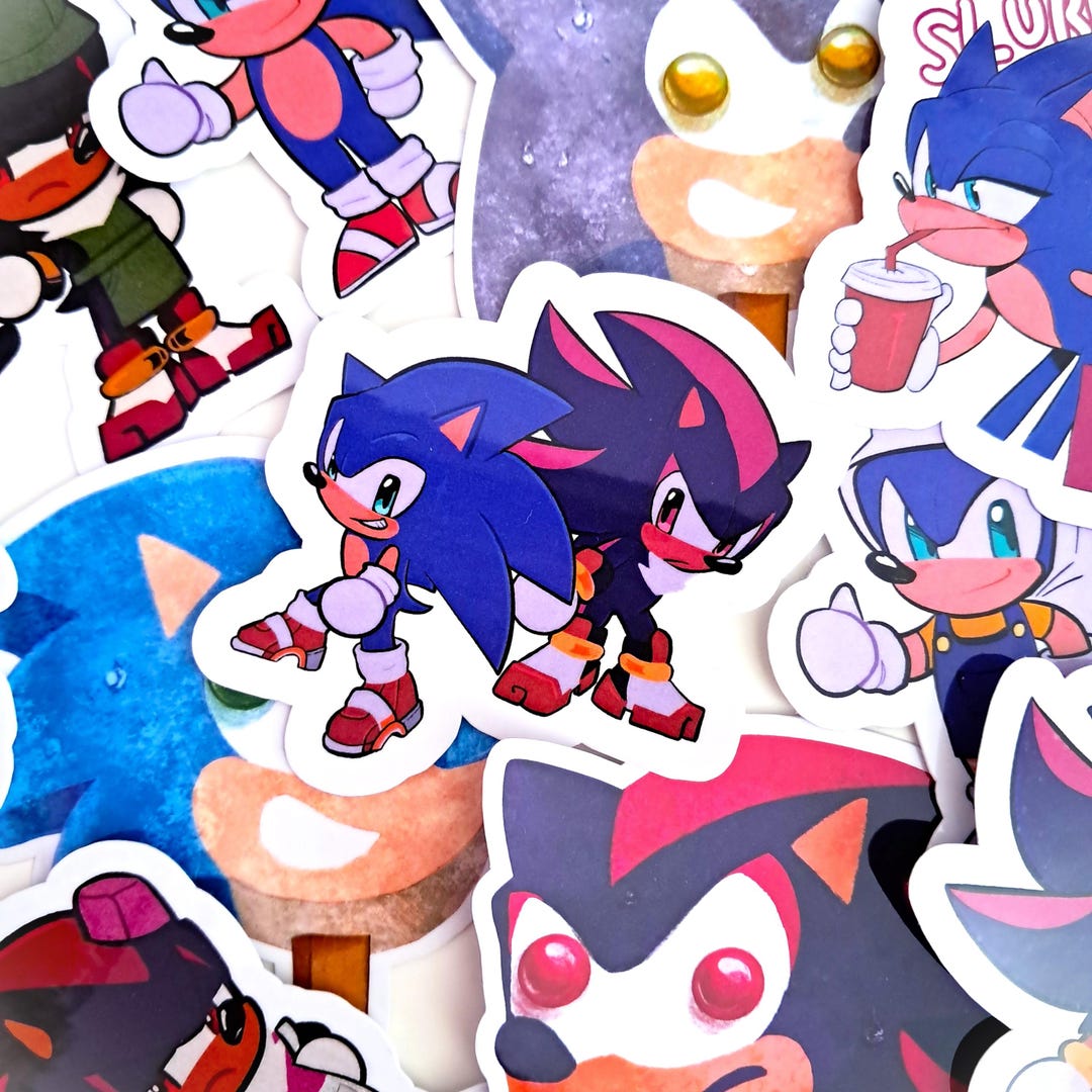 Sonic the Hedgehog Vinyl Sticker Pack X11 - Etsy