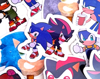 Sonic the Hedgehog Vinyl Sticker Pack x11