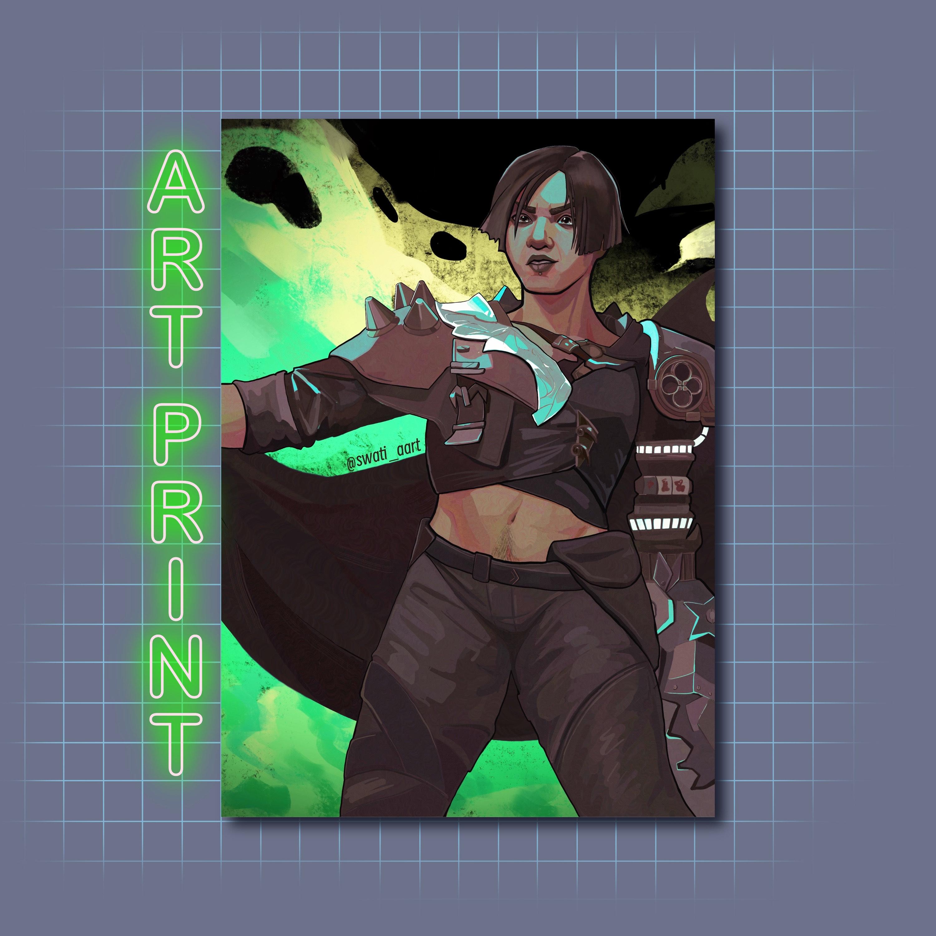 Sevika Arcane art print A5