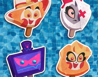 Adesivo in vinile Hazbin Hotel Popsicle
