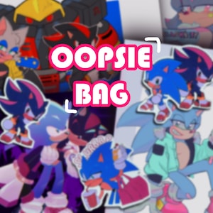 Bolsa Oopsie com tema Sonic