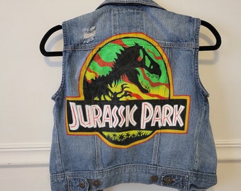Jurassic World Owen Grady Motorcycle Style Real Leather Vest – Men's Brown