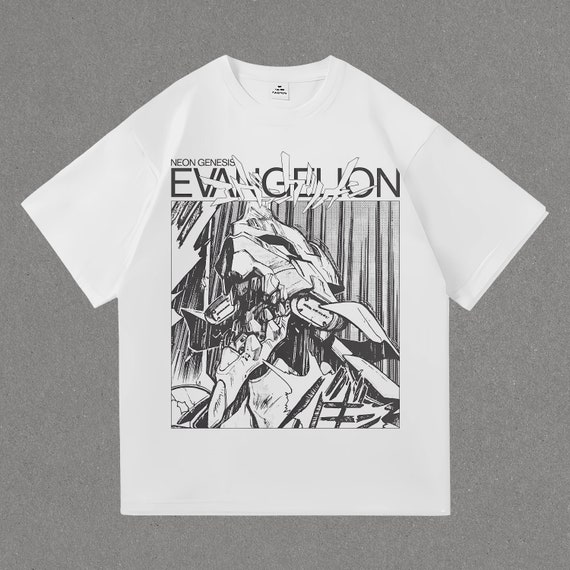 Neon Genesis Evangelion Shirt - Evangelion Merch - 90s Anime Tee 