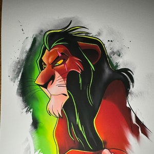 Scar, Disney The Lion King Print