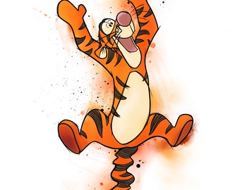 版画 Where are you tigger? il_340x270.5605614648_7ds9.jpg