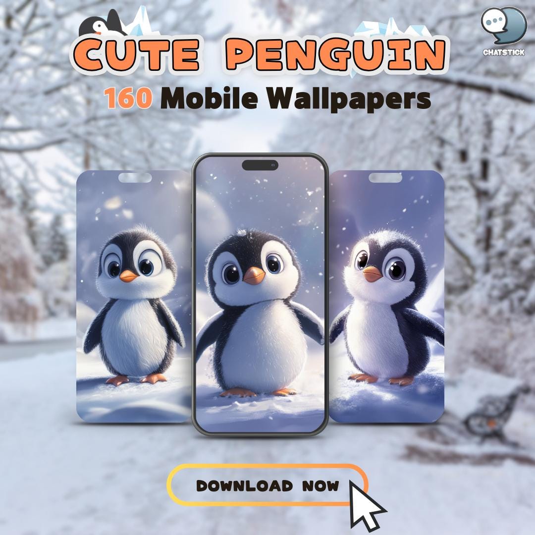 Cute Penguin Mobile Wallpapers Collection for iPhone & Android - 160 ...