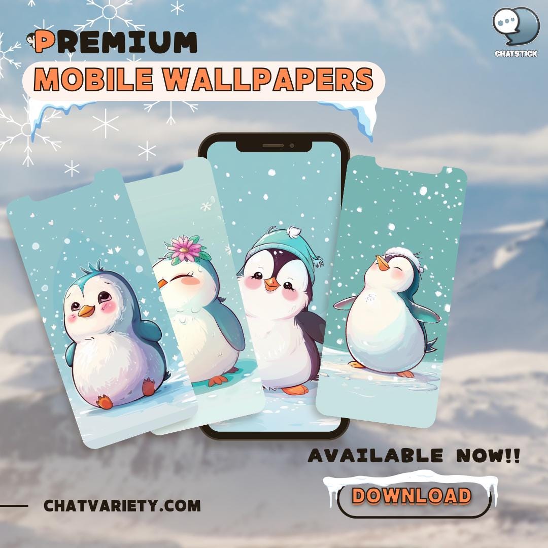 Cute Penguin Mobile Wallpapers Collection for iPhone & Android - 160 ...