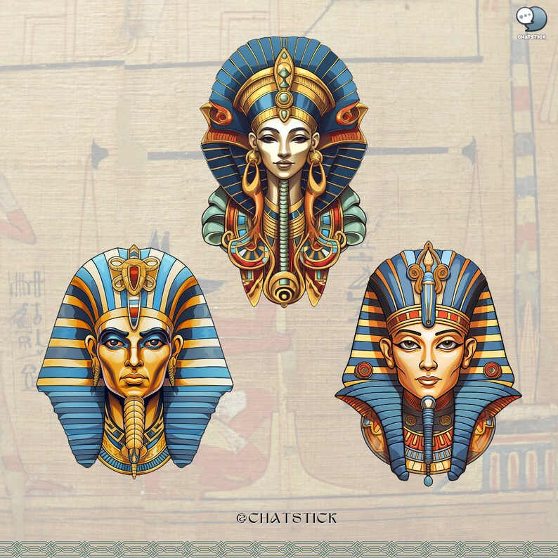 Osiris Design 144 Osiris Egyptian Mythology Digital Clipart Mega Pack - Watercolor ...