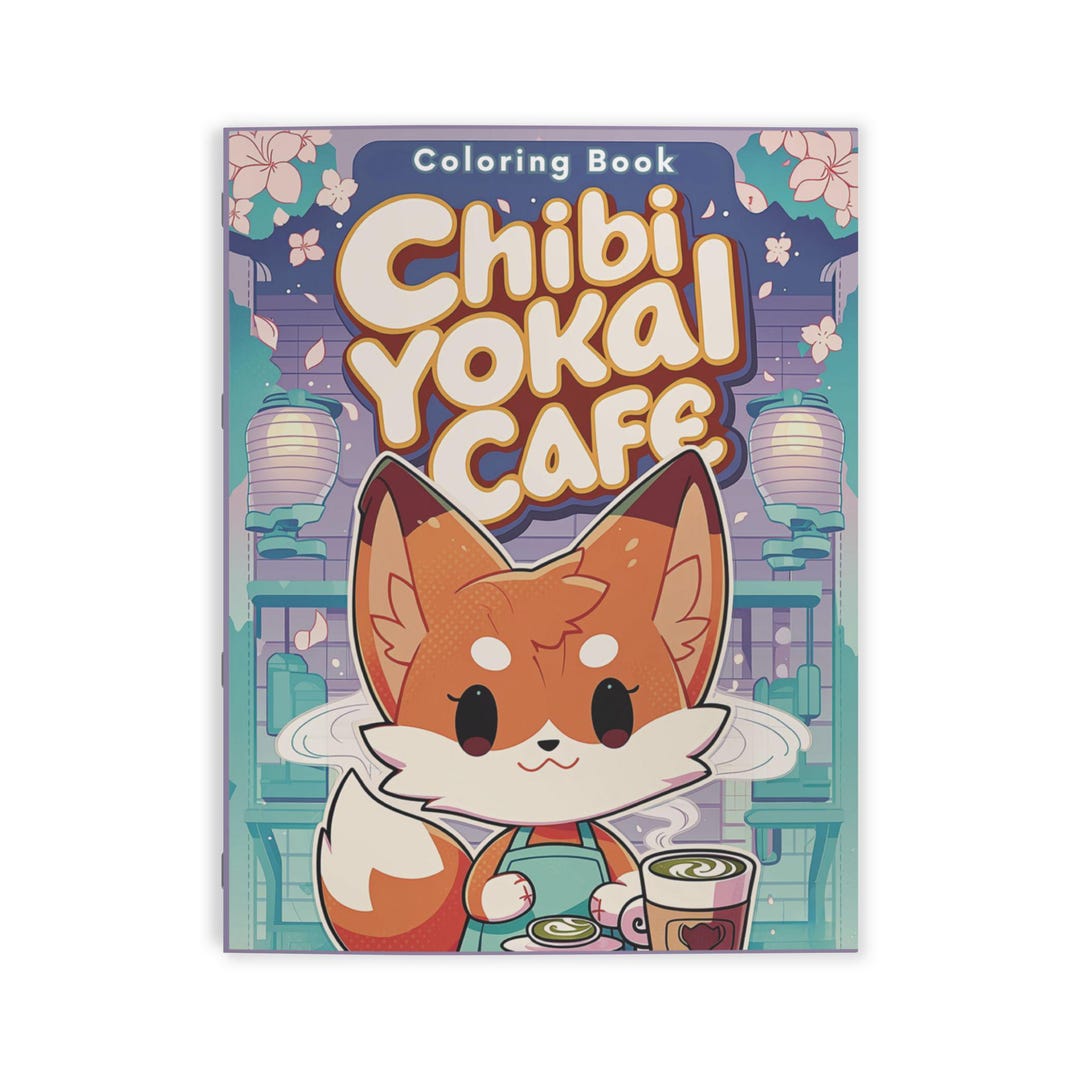 Relieved Chibi Chibi Yokai Cafe: Kawaii Spirit Companions Coloring Book - Cute Anime ...