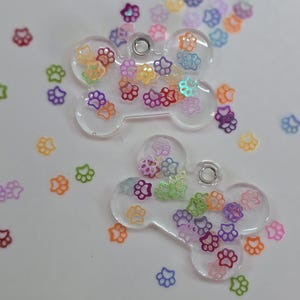 Personalized resin dog tag