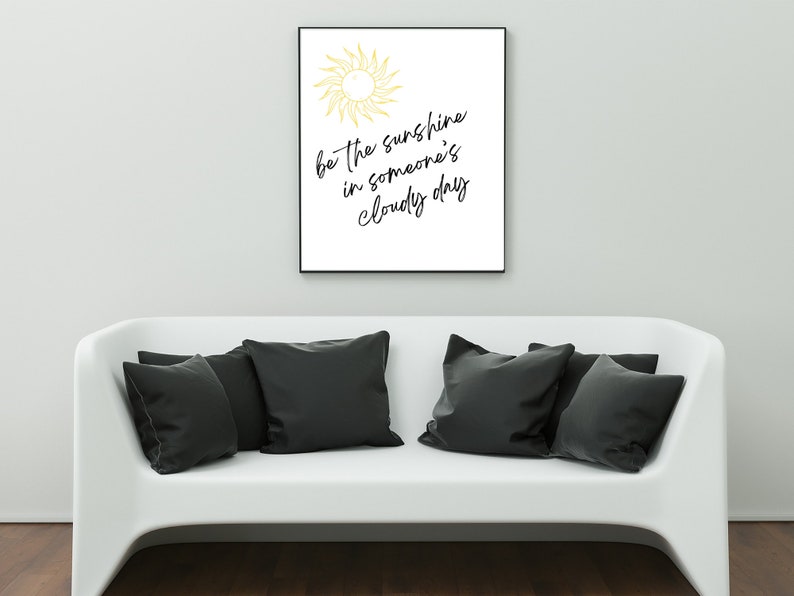 Uplifting, inspirational quote for woman, start of day motivation personalized gift for her printable download high resolution 300dpi imagem 6