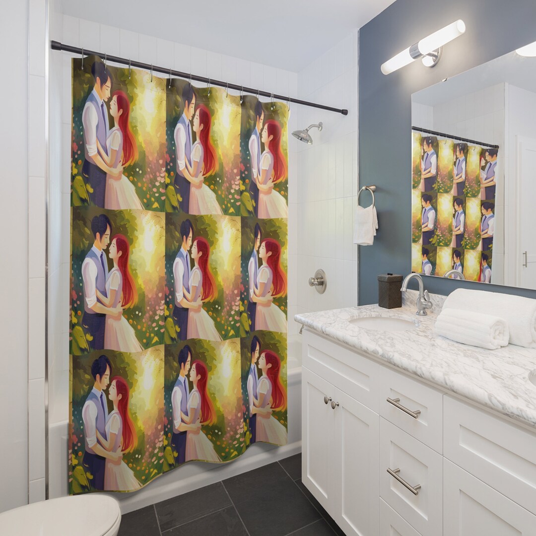 Buy 1 Get 150 Posters Printable FREE Love Shower Curtains - Etsy