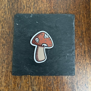 Smol Kupfer Pilz Schädel Vinyl Aufkleber