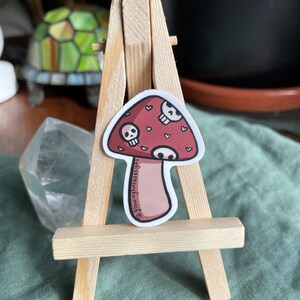 Smol Beere Pilz Schädel Vinyl Aufkleber