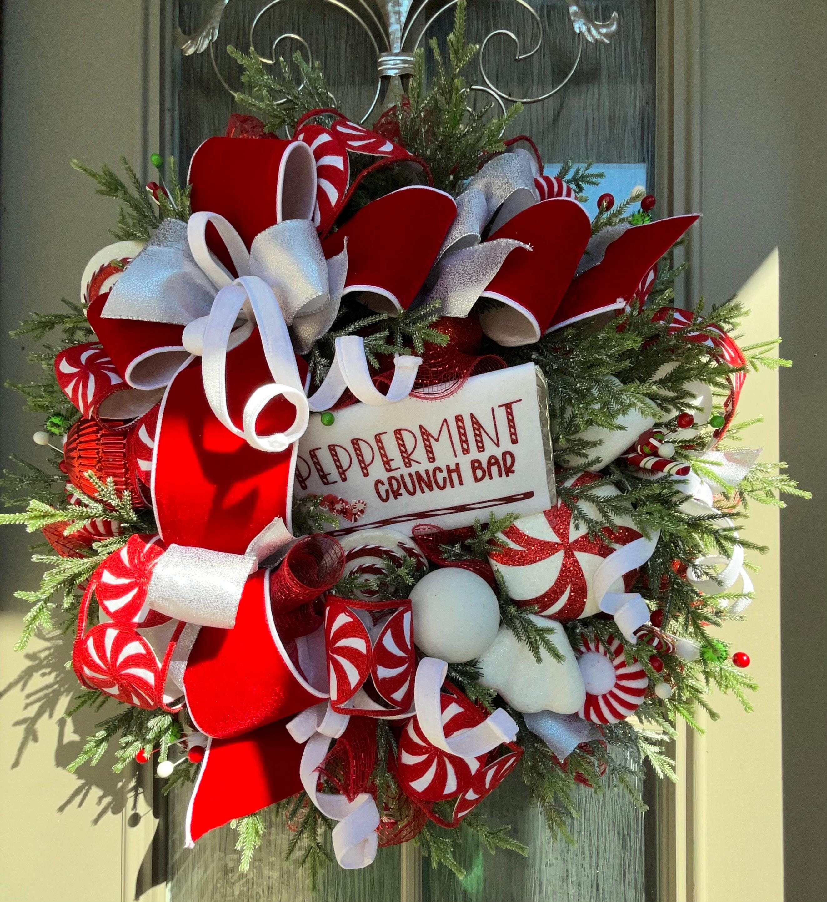 Peppermint Crunch Wreath