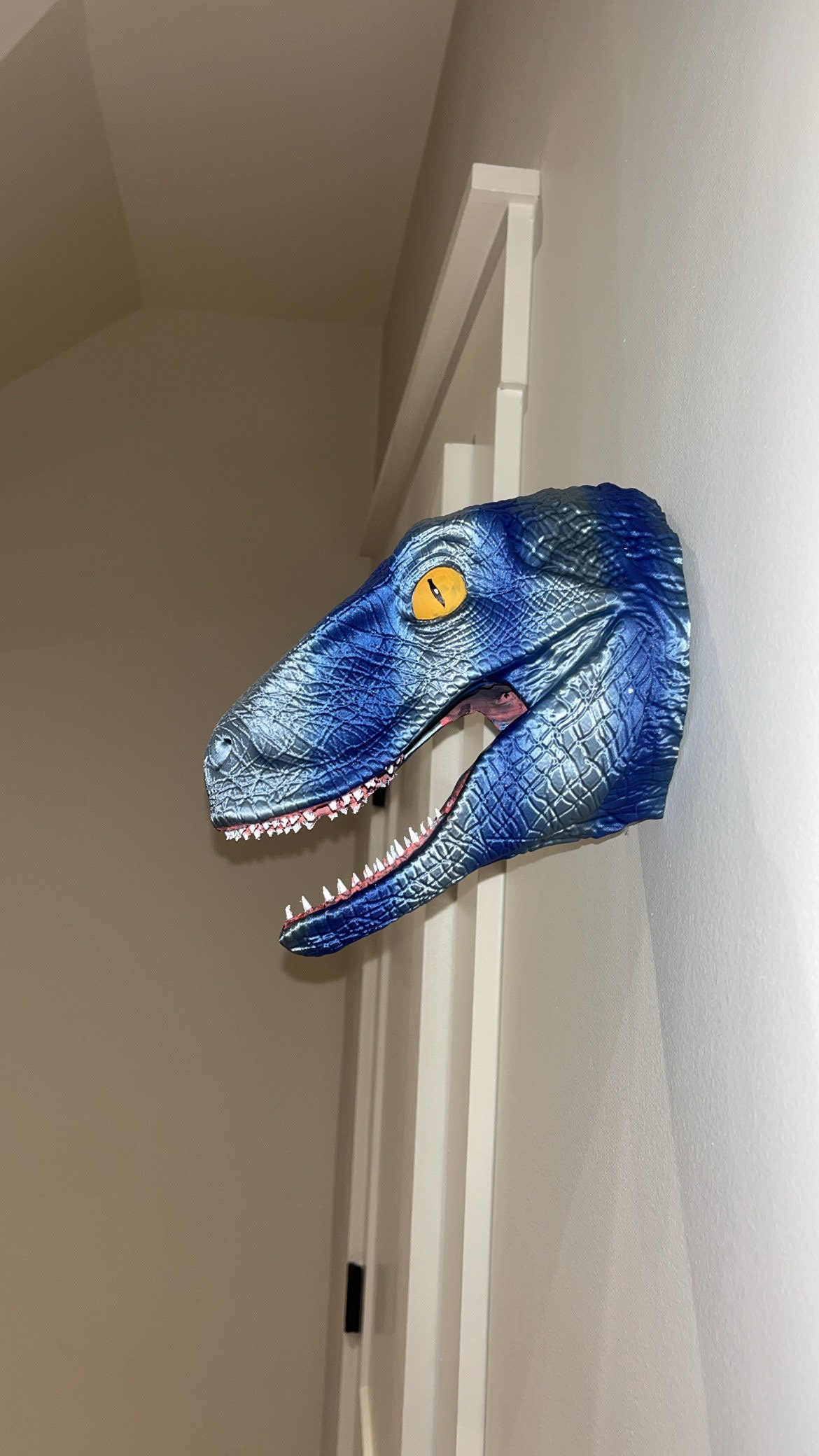 Blue Raptor Wall Decor - Etsy