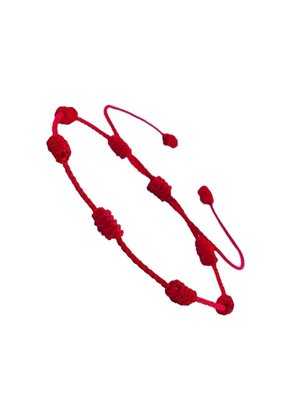 Bracciale a 7 nodi per protezione e fortuna, vitalità e sicurezza, vari colori. Buona fortuna - Italia