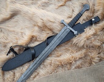 Hand Forged Damascus Steel Viking Sword Sharp Battle Ready Medieval Sword Gift, Viking swords, Gift For Him, Handmade Swords