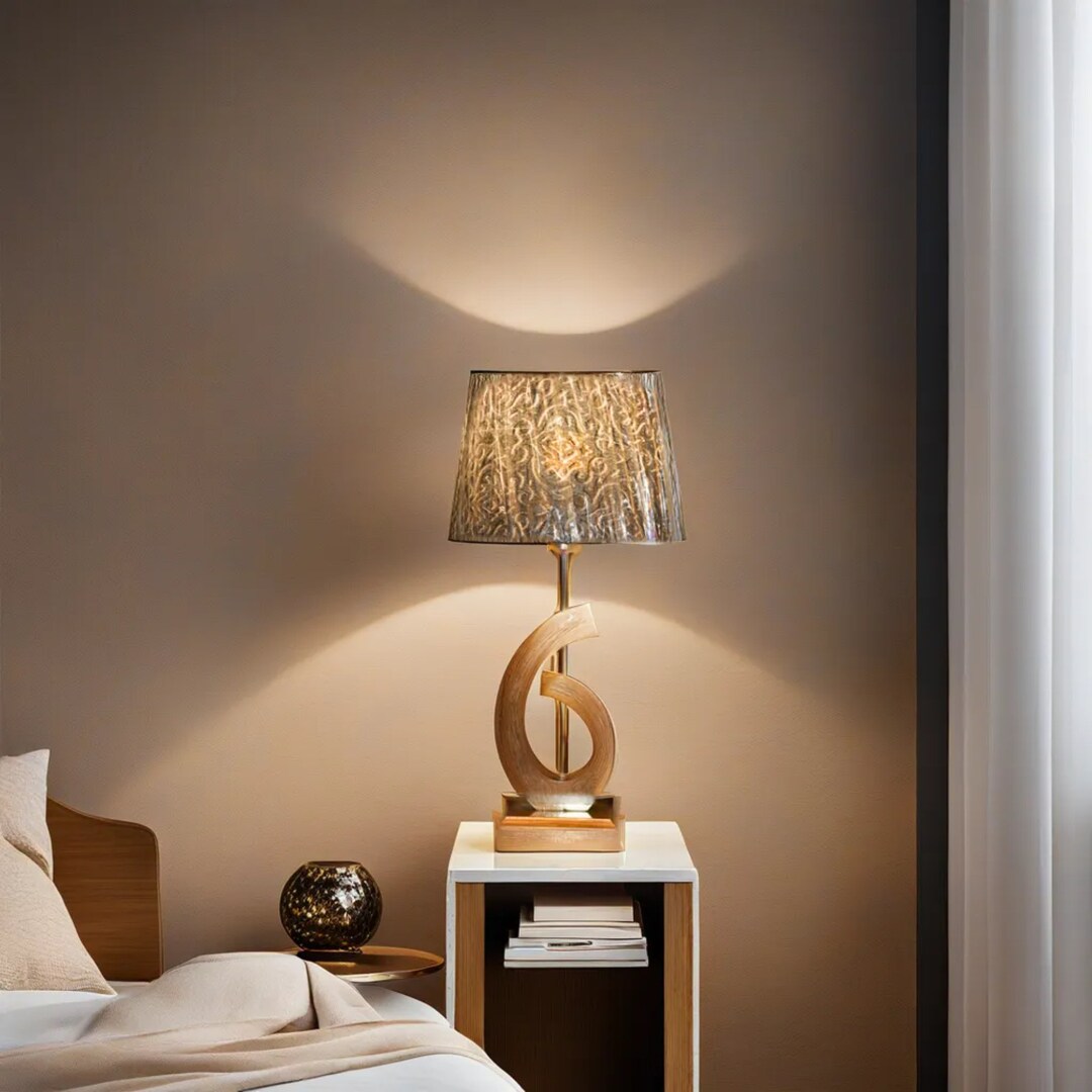 Bedside Table Lamp for Bedrooms, 3 Way Farmhouse Table Lamp for Living Room, Night Light for ...