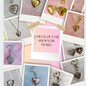 Dainty Heart Locket Necklace, Custom photo Necklace, Photo Necklace, Personalized Gifts, Gift for Mom, secret necklace, Mother’s Day gift Bild 11