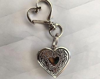 Coach Vintage Y2K Burgundy Leather Heart Photo Holder Bag Charm - Etsy