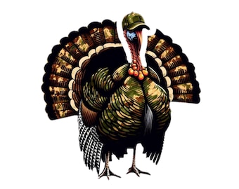 5 Designs - Turkey Hunting Camo PNG Sublimation Graphic Image Tshirts Cups Deer Duck Country Camoflauge Redneck Hat Mossy Oak Realtree Sitka