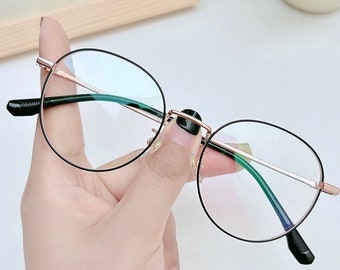 Occhiali Da Lettura Rotondi Uomo Donna Lettori Montatura Retrò - Foto 4