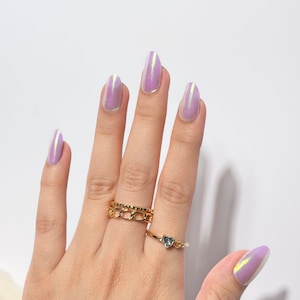 Hailey Strawberry Chrome &#39;Pink Soda Pop&#39; Półutwardzony żel do paznokci Naklejki na paznokcie Żelowe naklejki na paznokcie UV Żelowe paski do paznokci