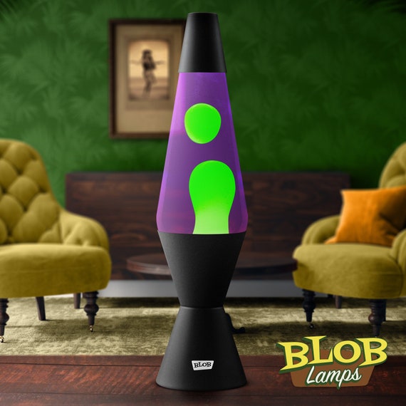 Lava Lamp Green & Purple by Blob Lamps® - Etsy