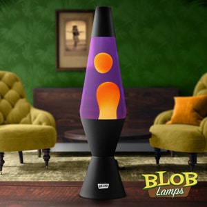 Lava Lamp Orange & Purple by Blob Lamps®