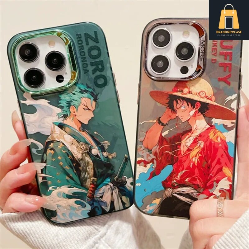 Capa Anime One Piece Luffy Zoro para iPhone 11 Pro Max 12 Pro Max