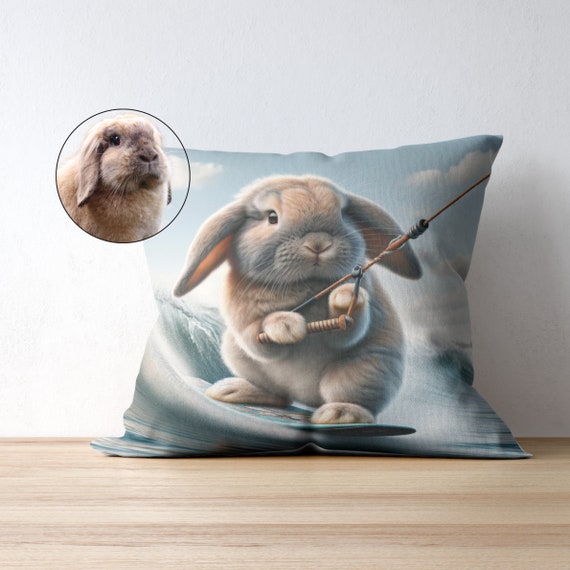 Custom Pet Pillow Personalized Pillow Pet Memorial Gift  Bunny/Cat/Dog Pillow main image 0