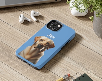 Custom Pet Phone Case Using Pet Photo + Name Custom Dog Phone Case Custom Cat Phone Case Personalized Phone Case Cat iPhone Case