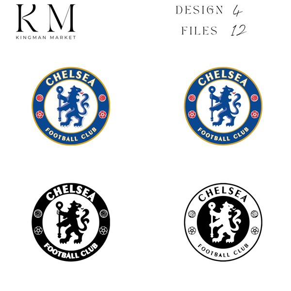 Chelsea Football Logo -Svg-Png-Pdf- \ Tshirt \ Shirt \ Hoodie \ Cupa \ Stickers \ Digital Prints \ Cricut \