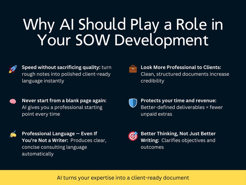 Ai-powered SOW Generator With Template | for Consultants, Freelancers ...