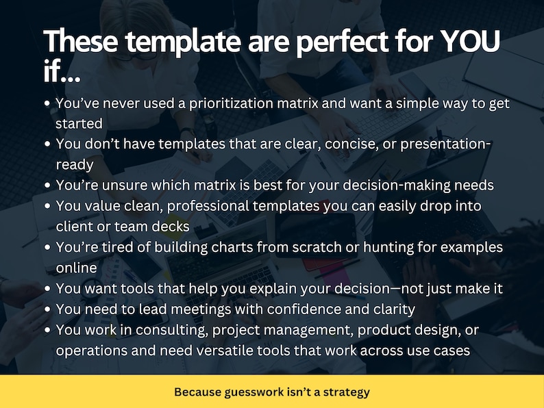 Decision-Making Tools | Business Prioritization Templates (PowerPoint) image 2
