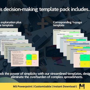 Decision-Making Tools | Business Prioritization Templates (PowerPoint) image 3