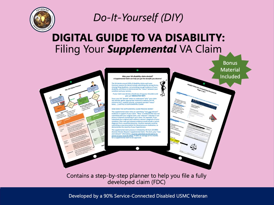 Understanding the VA Claims Process Filing a Supplemental VA Claim VA