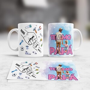 Father&#39;s Day Mug Templates | Customizable Design | Original Gift for Dad