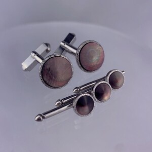 Black Square Convex Onyx with Gold Edge Studs and Cufflinks Set Black Square Convex Onyx with Gold Edge Studs and Cufflinks Set