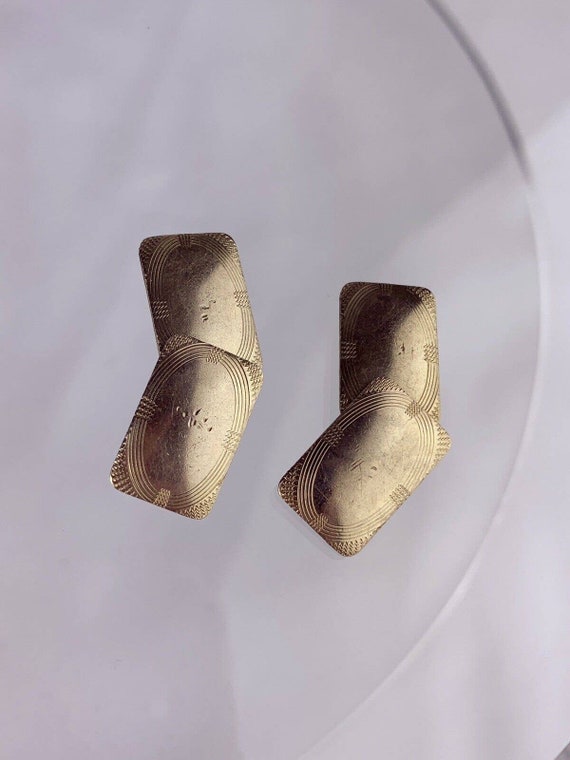 Edwardian Double Sided 10k Gold Plated Cufflinks … - image 3