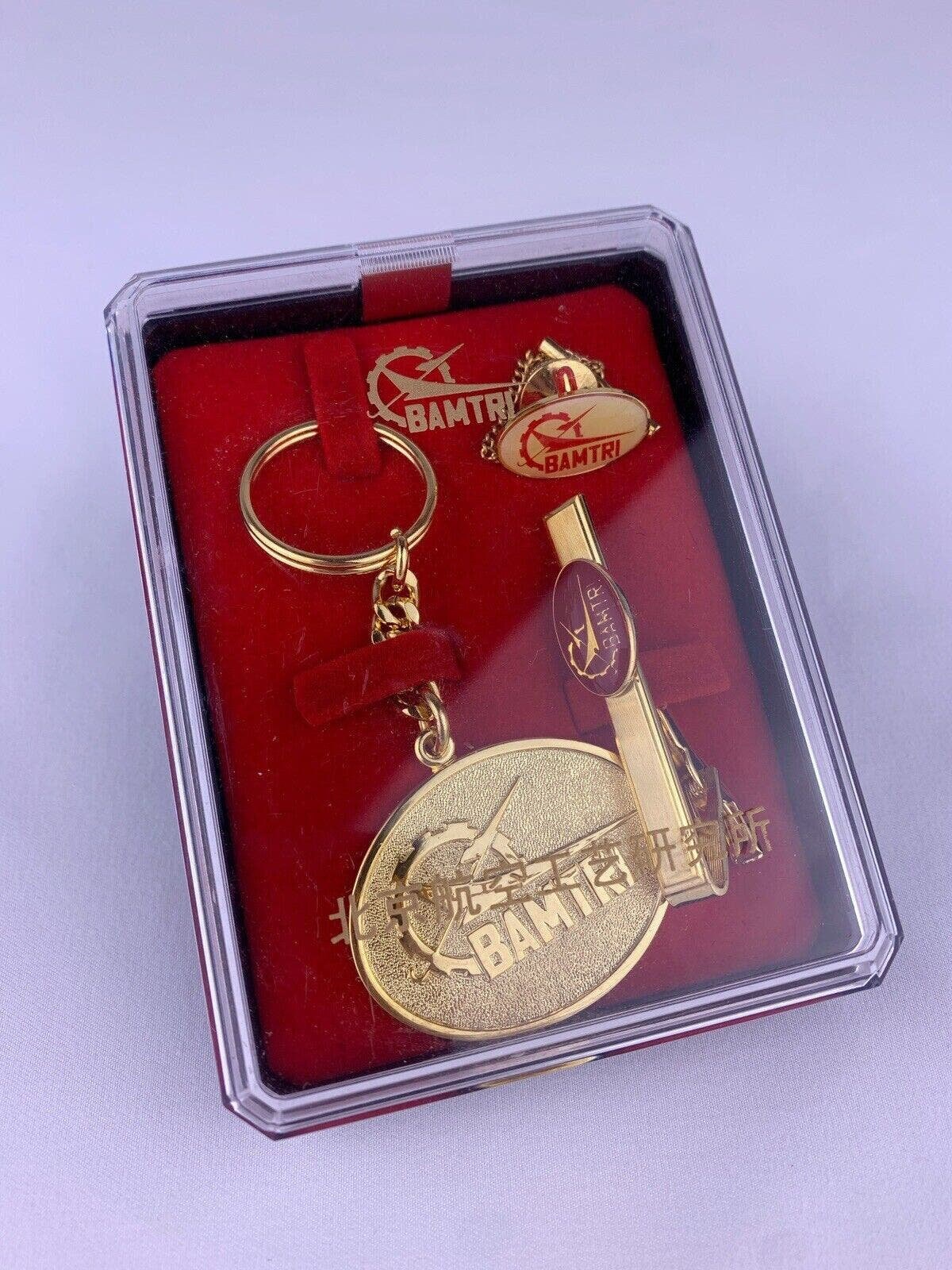 BAMTRI Beijing Aeronautical Manufacturing Gold Plated Tie Clip Pin ...